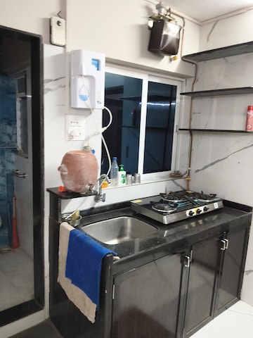 Kitchen in 1 BHK Apartment at Vile Parle West – for Rent