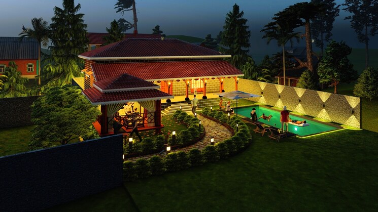  Parking, by-the-lake 2 Bedroom 900 Sq.Ft. Independent House In Shirwal Pune 8965203