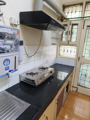 Kitchen in 2 BHK Builder Floor at Unitech South City II, Sector 50 – for Rent