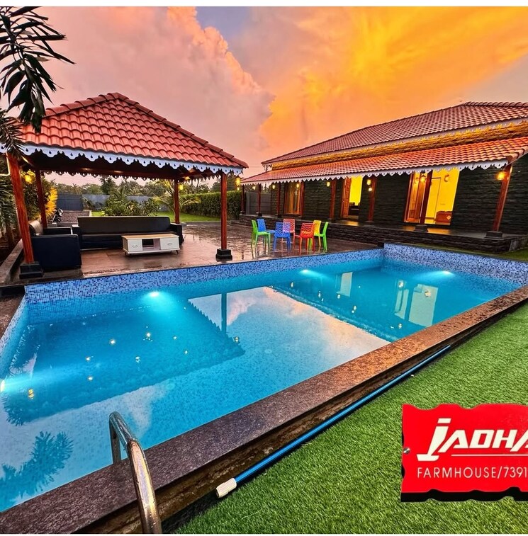 Swimming Pool, by-the-lake 2 Bedroom 900 Sq.Ft. Independent House In Shirwal Pune 8965203