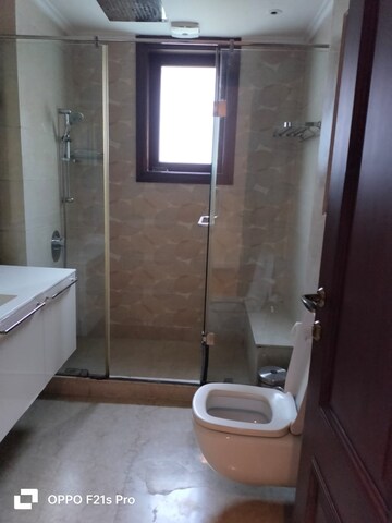 Bathroom in 3 BHK Builder Floor at Defence Colony – for Rent