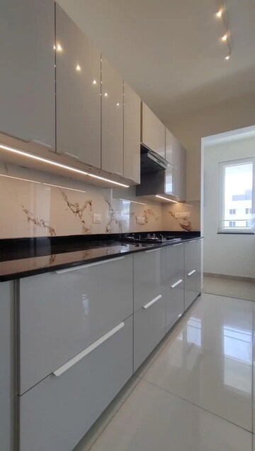 Kitchen in 3 BHK Apartment at Puravankara Purva Zenium, Hosahalli – for Rent