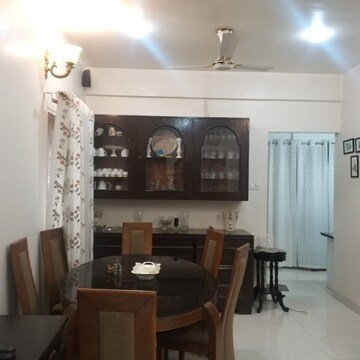 Dining area in 3 BHK Apartment at Patil Natasha Hill View, Nibm – for Rent