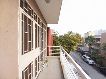 Balcony in 3 BHK Builder Floor at Unitech Woodstock Floors, Sector 50 – for Rent