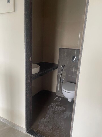 Bathroom in 1 BHK Apartment at Ajmera Boulevard, Malad West – for Rent