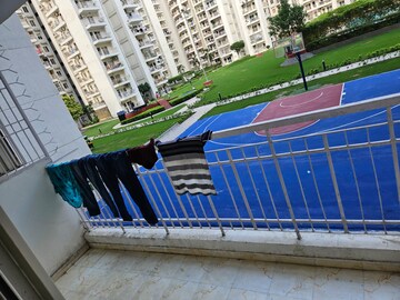 Balcony in 2.5 BHK Apartment at VVIP Homes, Gaur City 2 – for Rent