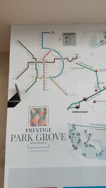 3 BHK Apartment – Map Location View at Prestige Park Grove, Whitefield - for Sale