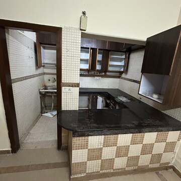 Kitchen in 2 BHK Builder Floor at Kotla Mubarakpur – for Rent