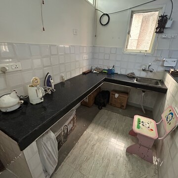 Kitchen in 1 RK Builder Floor at South Extension I – for Rent