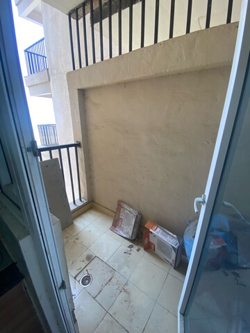 Balcony in 2 BHK Apartment at Gaur Yamuna City 16th Park View, Sector 19 Yamuna Expressway – for Sale
