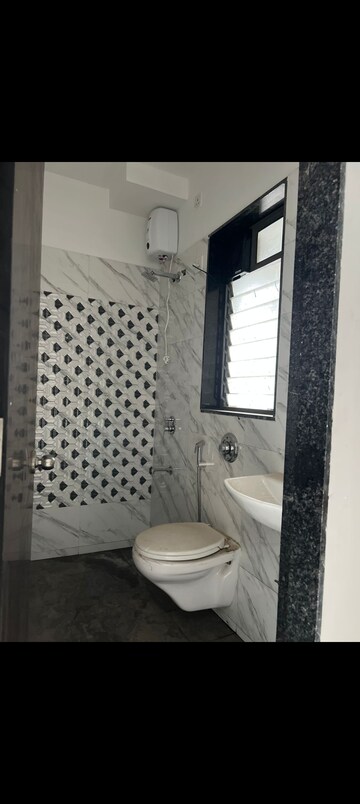 Bathroom in 2 BHK Apartment at Oxford Navrang Crystal, Goregaon West – for Rent