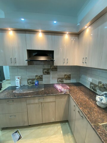 Kitchen in 2.5 BHK Apartment at Gaur Yamuna City 16th Park View, Sector 19 Yamuna Expressway – for Rent