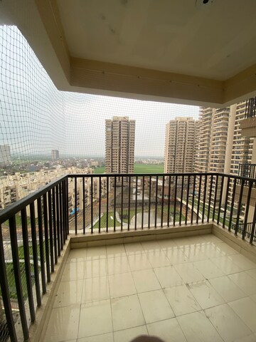 Balcony in 2.5 BHK Apartment at Gaur Yamuna City 16th Park View, Sector 19 Yamuna Expressway – for Rent