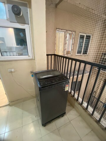 Balcony in 2.5 BHK Apartment at Gaur Yamuna City 16th Park View, Sector 19 Yamuna Expressway – for Rent