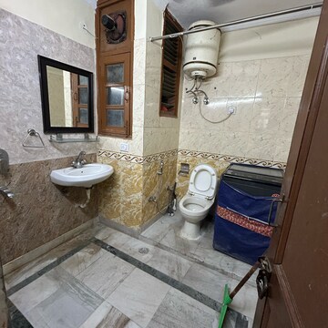 Bathroom in 2 BHK Builder Floor at Kotla Mubarakpur – for Rent
