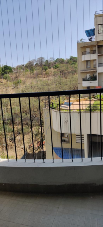 Balcony in 3 BHK Apartment at Amit 9 Green Park, Parvati Paytha – for Rent