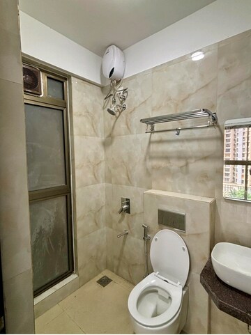 Bathroom in 2 BHK Apartment at Raymond Ten X Vibes, J K Gram – for Rent