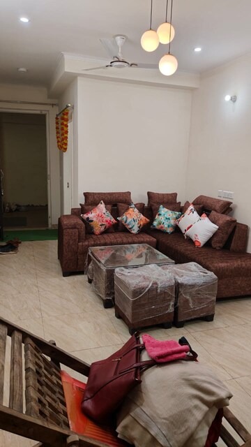 Living Room in 3 BHK Apartment at Gaur Yamuna City 16th Park View, Sector 19 Yamuna Expressway – for Rent