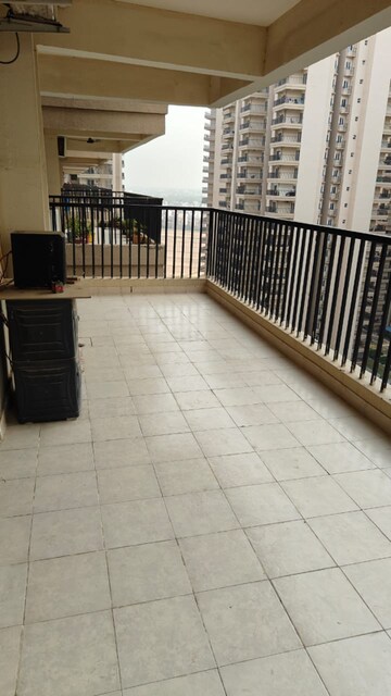 Balcony in 3 BHK Apartment at Gaur Yamuna City 16th Park View, Sector 19 Yamuna Expressway – for Rent