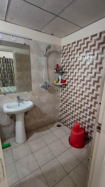 Attached Bathroom in 3 BHK Apartment at Gaur Yamuna City 16th Park View, Sector 19 Yamuna Expressway – for Rent