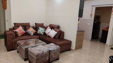 Living Room in 3 BHK Apartment at Gaur Yamuna City 16th Park View, Sector 19 Yamuna Expressway – for Rent