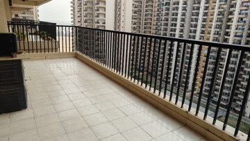 Balcony in 3 BHK Apartment at Gaur Yamuna City 16th Park View, Sector 19 Yamuna Expressway – for Rent