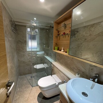 Bathroom in 3 BHK Apartment at Silver Light CHS, Juhu – for Sale
