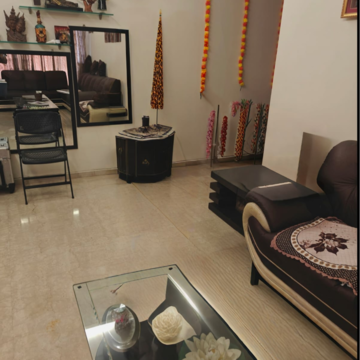 Living Room in 3 BHK Apartment at Omkar Alta Monte, Laxman Nagar – for Rent