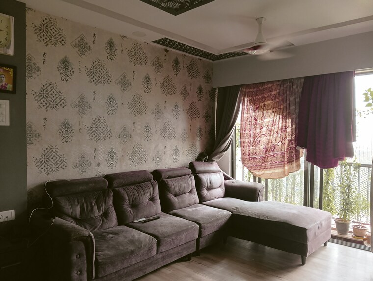 Living Room, shapoorji-pallonji-joyville 3 Bedroom 1235 Sq.Ft. Apartment In Virar West Palghar 8965655