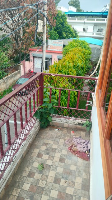 Balcony in 1 BHK Independent House at Indira Nagar – for Rent