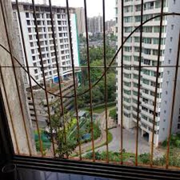 Balcony in 1 BHK Apartment at Prasun Sai Radha, Bhandup West – for Rent