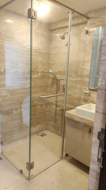 Bathroom in 3 BHK Apartment at S Raheja Sapphire, Santacruz West – for Sale