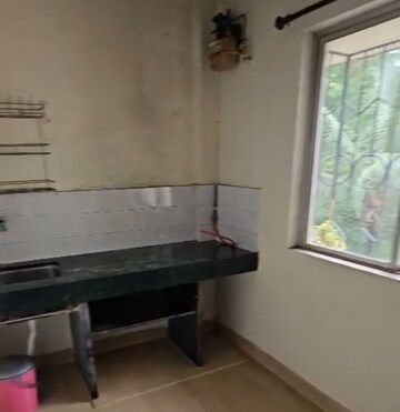 Kitchen in 1 RK Apartment at Dheeraj Garden, Jogeshwari East – for Rent