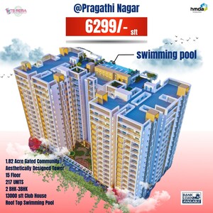 3 BHK Apartment – Exterior View View at Pragathi Green Woods, Bowrampet - for Sale