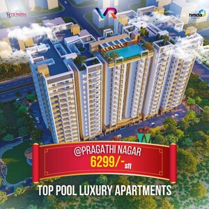 3 BHK Apartment – Exterior View View at Pragathi Green Woods, Bowrampet - for Sale