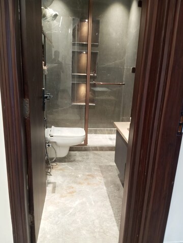 Bathroom in 3 BHK Apartment at Navbharat Apartments, Paschim Vihar – for Rent