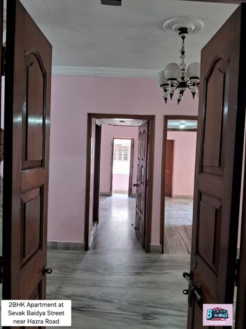 Building Lobby in 2 BHK Builder Floor at Hazra Road – for Rent