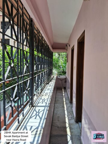 Balcony in 2 BHK Builder Floor at Hazra Road – for Rent