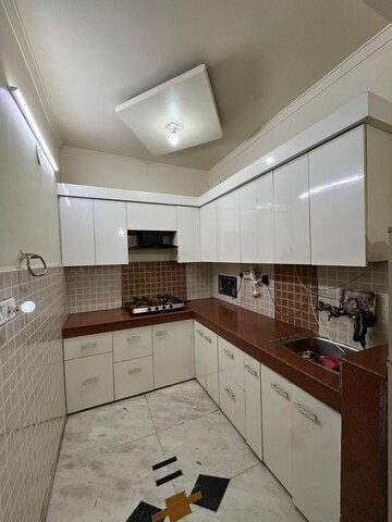 Kitchen in 2.5 BHK Builder Floor at Uttam Nagar – for Rent