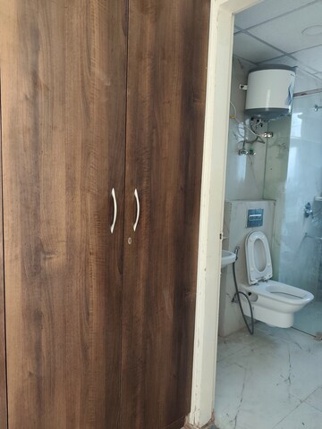 Bathroom in 3 BHK Apartment at Rishita Manhattan, Gomti Nagar – for Rent