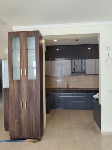 Kitchen in 3 BHK Apartment at Rishita Manhattan, Gomti Nagar – for Rent