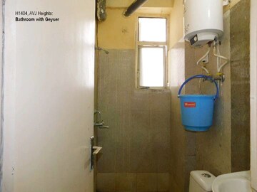 Bathroom in 1 BHK Apartment at AVJ Heightss, Zeta I Greater Noida – for Rent