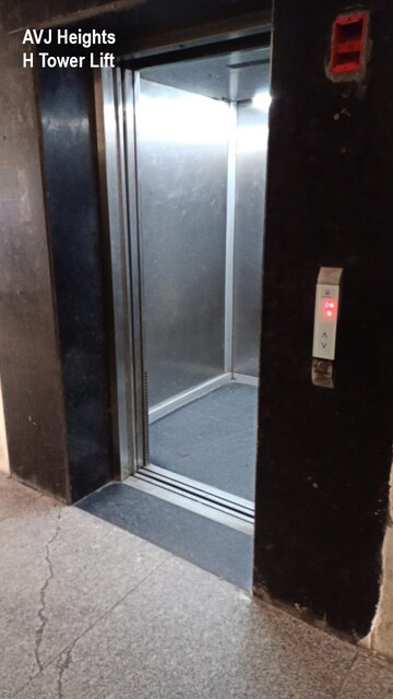 Building Lobby in 1 BHK Apartment at AVJ Heightss, Zeta I Greater Noida – for Rent