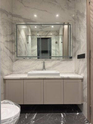 Kitchen in 4 BHK Builder Floor at Greater Kailash I – for Sale