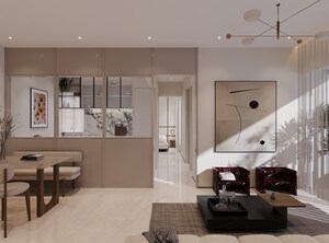 Living Room in 2 BHK Builder Floor at Starwing I Stay, Andheri East – for Sale