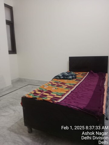 Bedroom in 2 BHK Builder Floor at New Ashok Nagar – for Rent