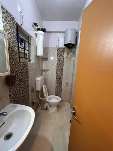 Bathroom in 2 BHK Apartment at Mahaveer Orchids, Hosa Road – for Rent