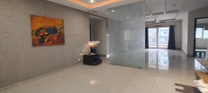 Living Room in 3 BHK Apartment at Ramky Towers, Gachibowli – for Sale