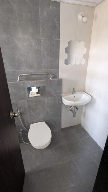 Bathroom in 2 BHK Apartment at Shapoorji Pallonji Joyville Hinjewadi, Hinjewadi – for Rent
