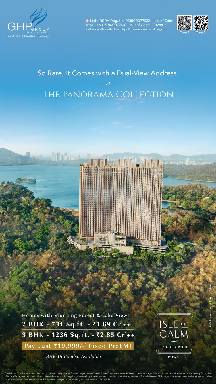 Exterior View, ghp-trinity 3 Bedroom 1236 Sq.Ft. Builder Floor In Powai Mumbai 8966134